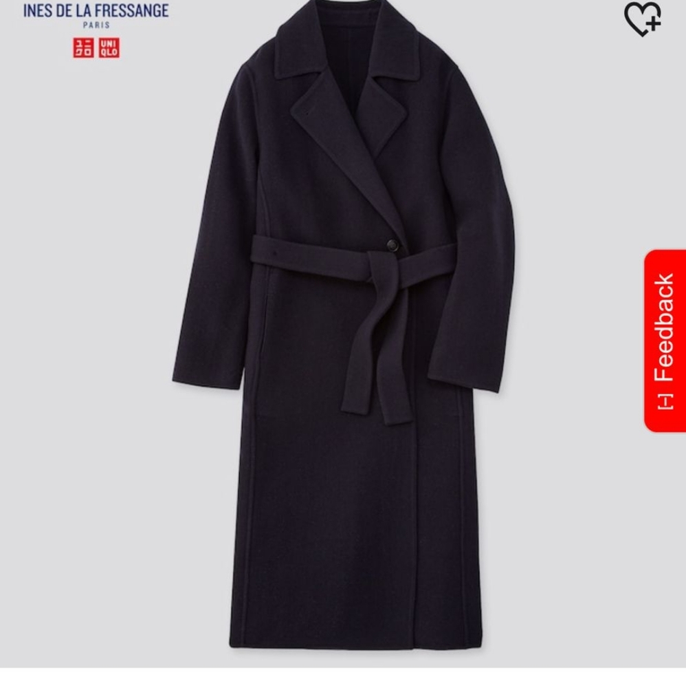 Uniqlo Wool Blend Double Face Coat